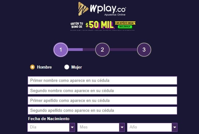 Wplay Registro