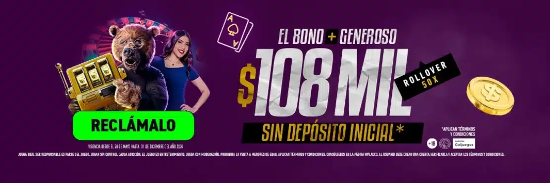 Wplay casino bono de bienvenida