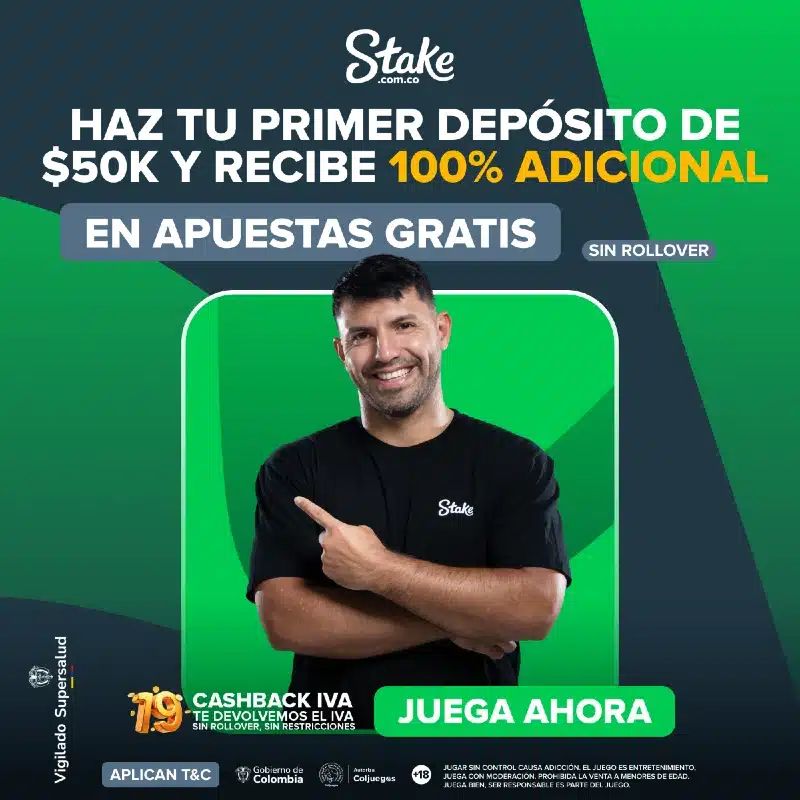 stake Co Bono de $50.000 de Bienvenida ¡Tu bono de bienvenida sin rollover está listo